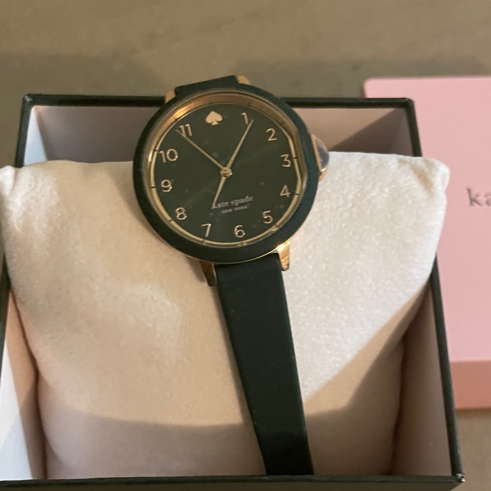 Kate Spade Black and Gold Timepiece